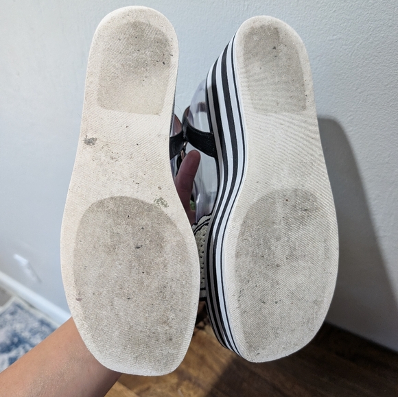 Kate Spade Women's Highrise Spade Wedges Shoes Size 7.5 EUC - Picture 4 of 6